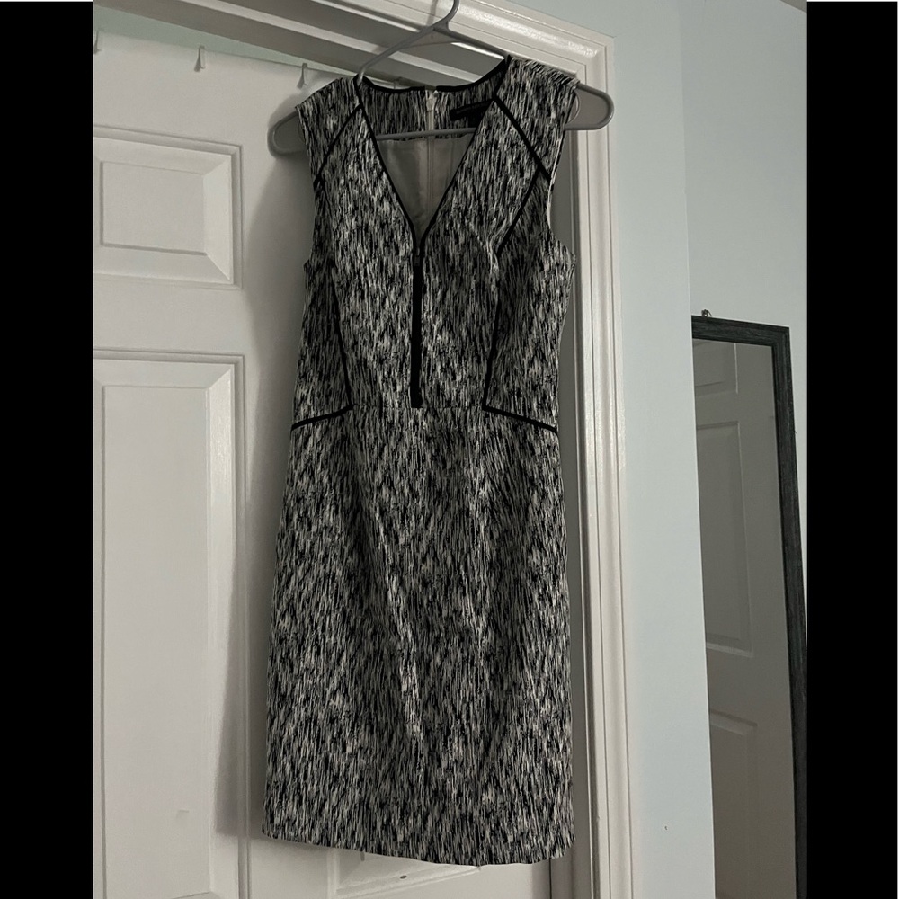 Black and white dress